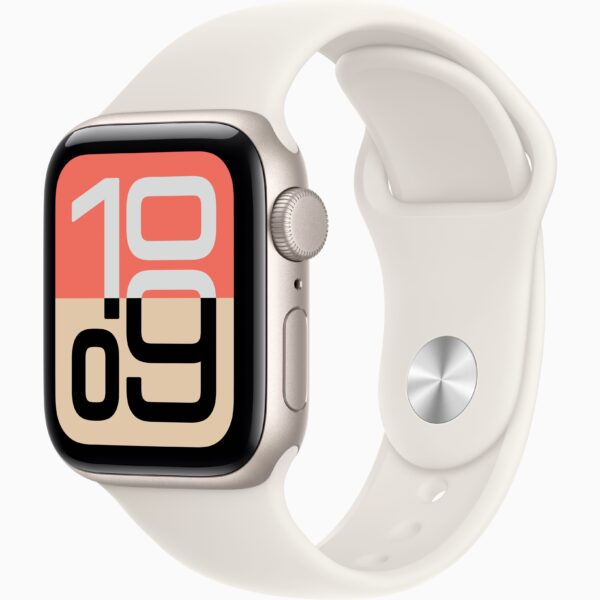 Apple Watch SE3 (Starlight/силиконовый ремешок)